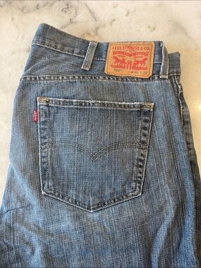 Levi's Men's Light Blue Relaxed Denim Jeans 40x32
